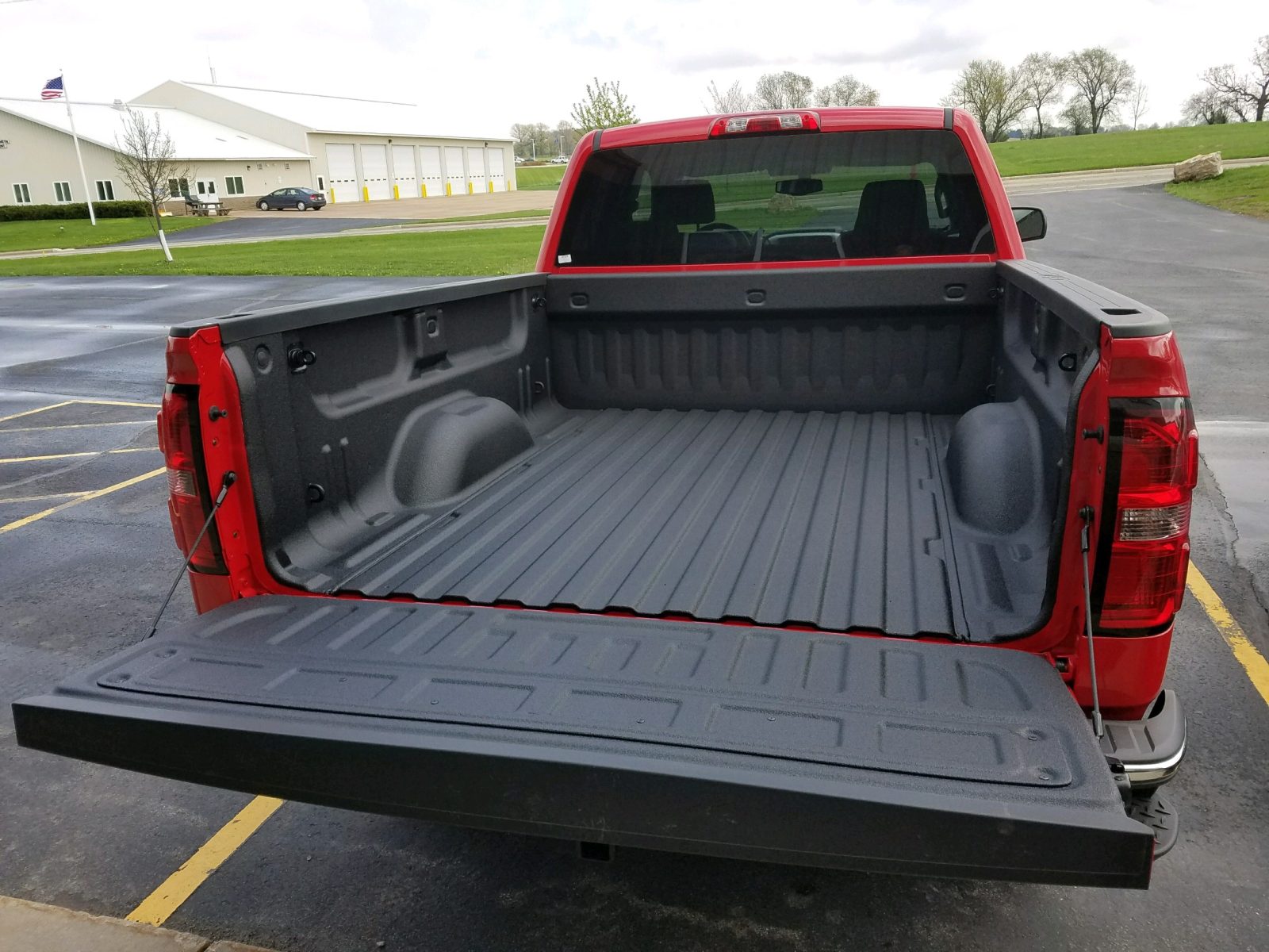 Coated truck ready for winter service